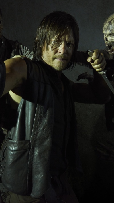 TV Show The Walking Dead, Daryl Dixon, Norman Reedus, Zombie, 1080x1920