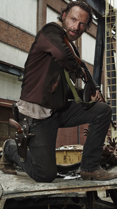 TV Show The Walking Dead, Rick Grimes, Zombie, Andrew Lincoln, 1080x1920