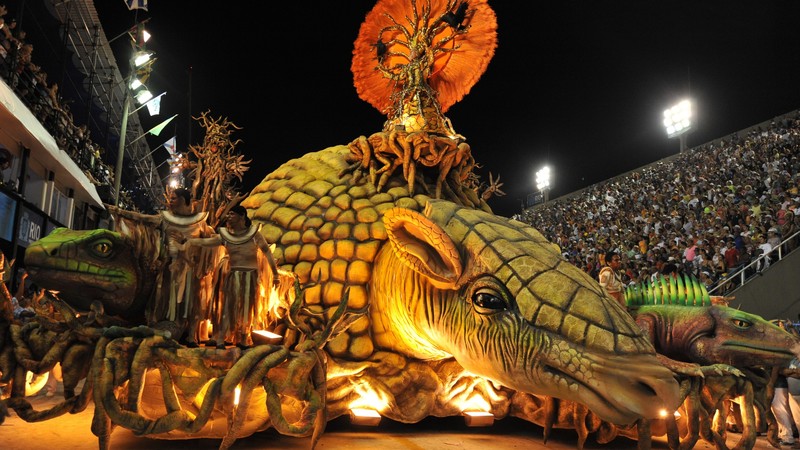 Rio Carnival, Rio de Janeiro, Brazil, wings, 2015