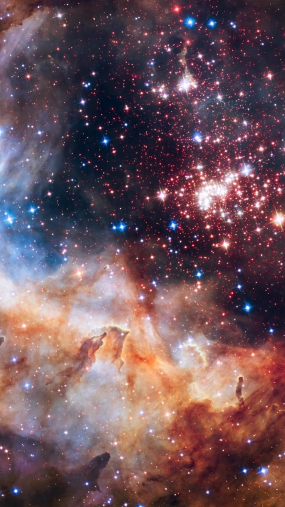 Sci Fi Nebula, Stars, Space, 1080x1920