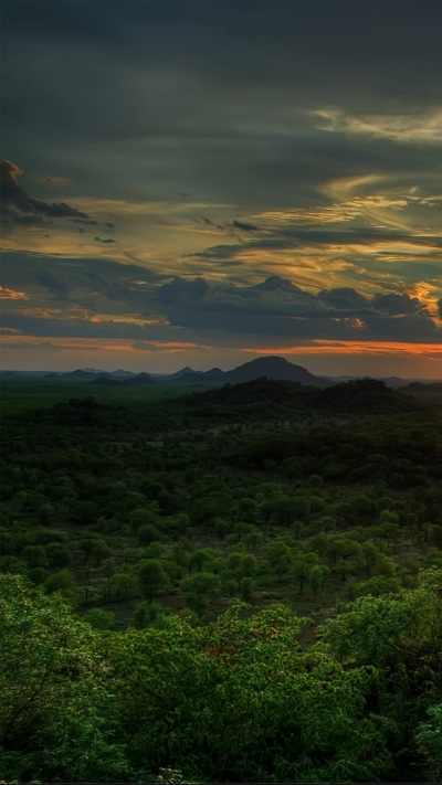 Earth Sunset, Africa, Zimbabwe, 1080x1920