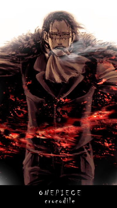 Anime One Piece, Crocodile (One Piece), 1080x1920