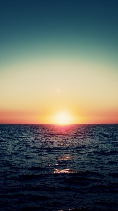 Earth Sunset, Ocean, Sea, Water, Sunrise, Sky, 1080x1920