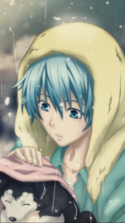Anime Kurokos Basketball, Tetsuya Kuroko, 1080x1920