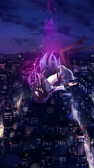 Anime Puella Magi Madoka Magica, Homura Akemi, 1080x1920