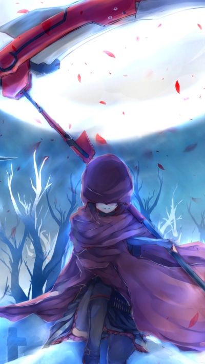 Anime RWBY, Ruby Rose (RWBY), 1080x1920