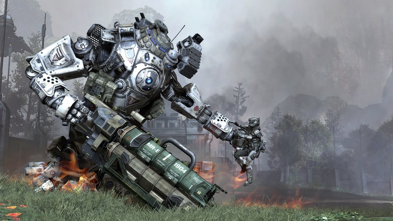 Titanfall, shooter, FPS, robot, creature, soldier, titan, Atlas, Ogre, Stryder, PC, Xbox One