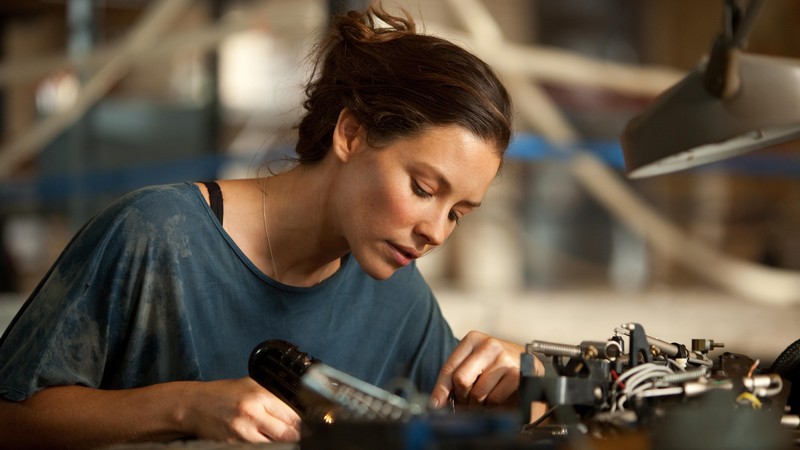Evangeline Lilly, Real Steel, actress, brunette