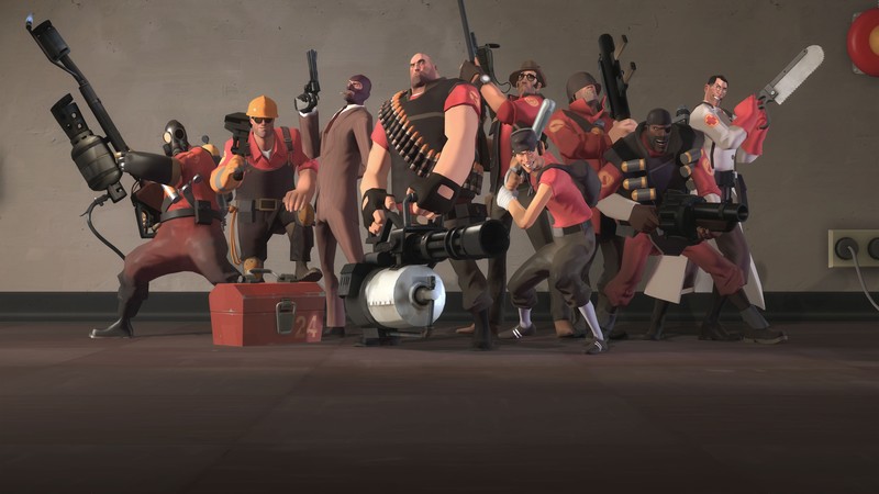 Team Fortress 2, TF2, FPS, all characters, screnshot, 4k, 6k, 4K, Ultra HD, review, PC