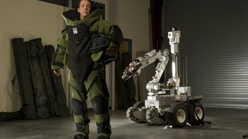 sapper, combat engineer, Sapper Tab, robot, combat support, photo art, Stacy Pearsall