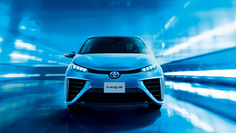 Toyota Mirai, hydrogen, Toyota, electric cars, Best Electric Cars 2015, front, ecosafe, concept, review, test drive, 2015 Detroit Auto Show. NAIAS