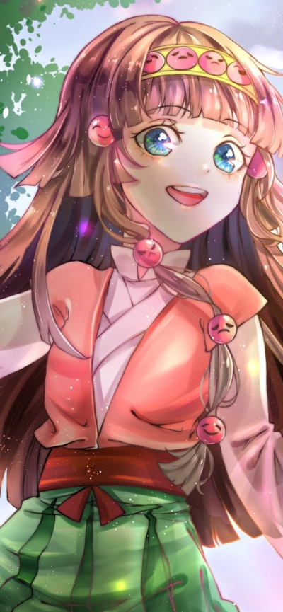 Anime Hunter x Hunter, Alluka Zoldyck, 828x1792