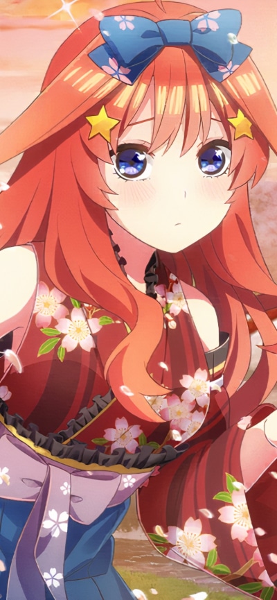 Anime The Quintessential Quintuplets, Itsuki Nakano, 828x1792