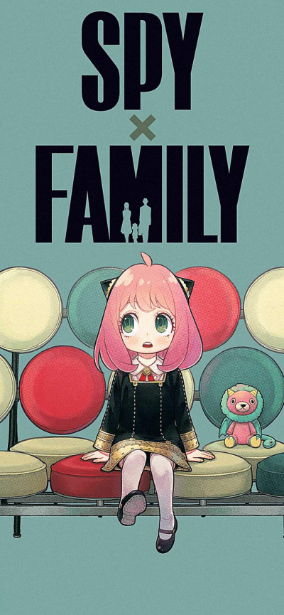 Anime Spy x Family, Anya Forger, 828x1792