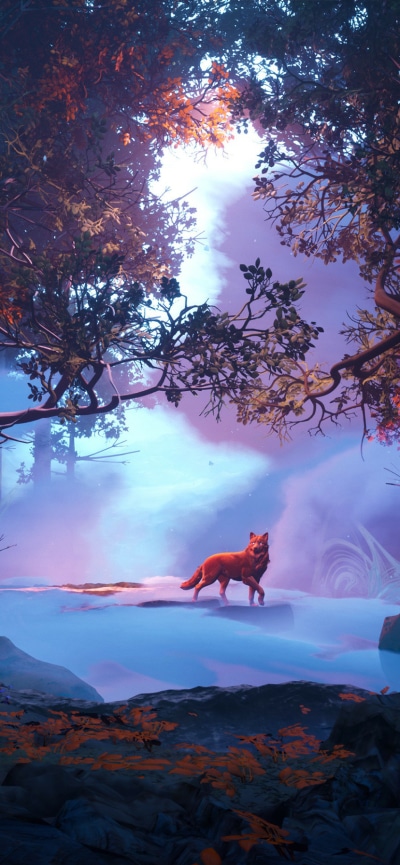 Animal Wolf, 828x1792