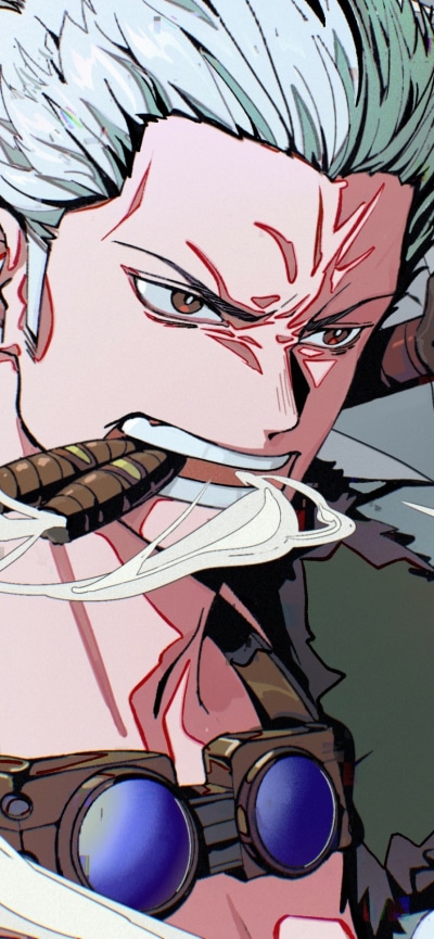 Anime One Piece, Smoker (One Piece), 828x1792