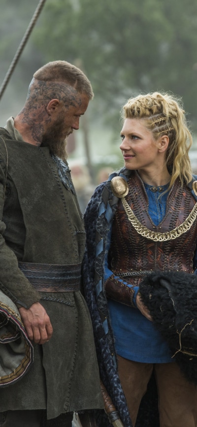 TV Show Vikings, Ragnar Lothbrok, Katheryn Winnick, Lagertha (Vikings), 828x1792