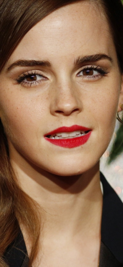 Celebrity Emma Watson, Lipstick, English, Face, Actress, 828x1792