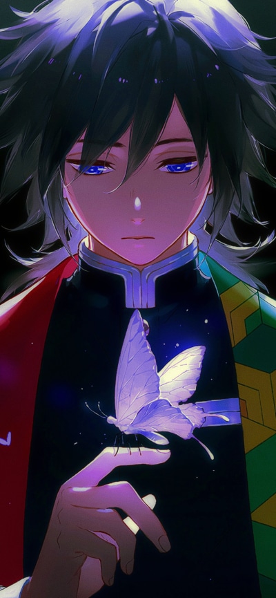 Anime Demon Slayer: Kimetsu no Yaiba, Giyuu Tomioka, 828x1792