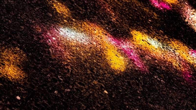 drops, multi-colored, glare, stains, 4k