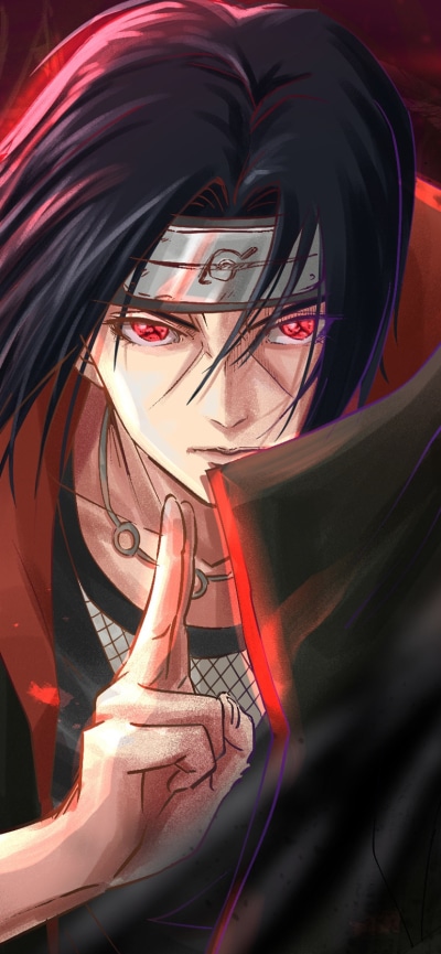 Anime Naruto, Itachi Uchiha, 828x1792