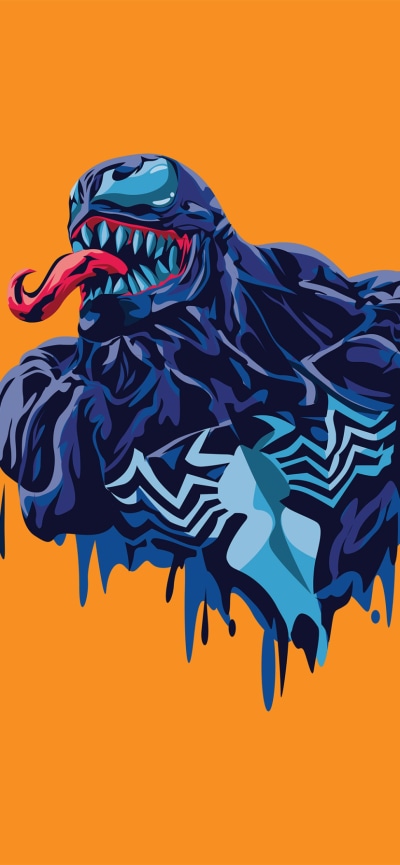 Comics Venom, Minimalist, 828x1792