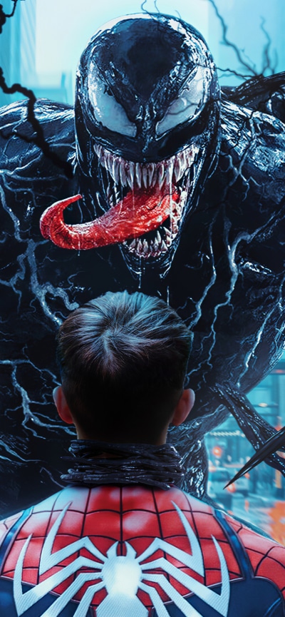 Comics Venom, Spider-Man, 828x1792