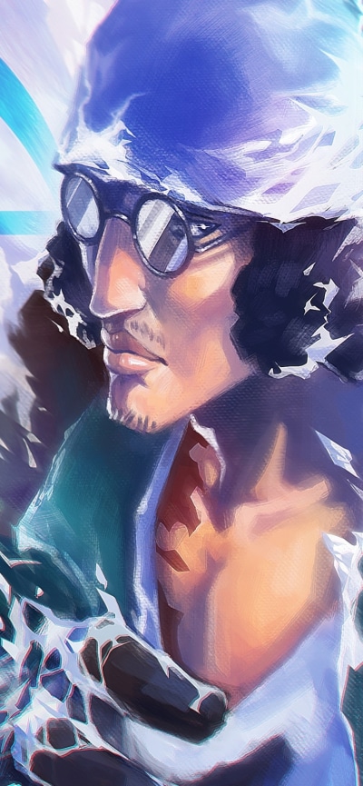 Anime One Piece, Kuzan (One Piece), 828x1792