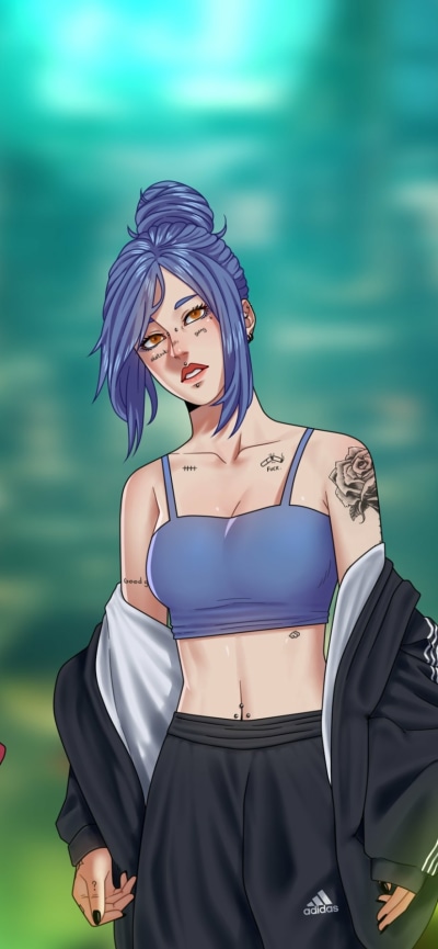 Anime Naruto, Konan (Naruto), 828x1792