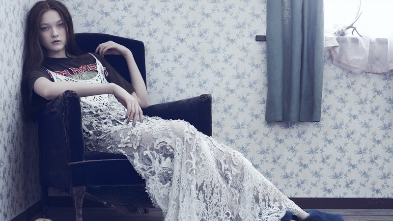 Yumi Lambert, Top Fashion Models 2015, model, dress, shirt