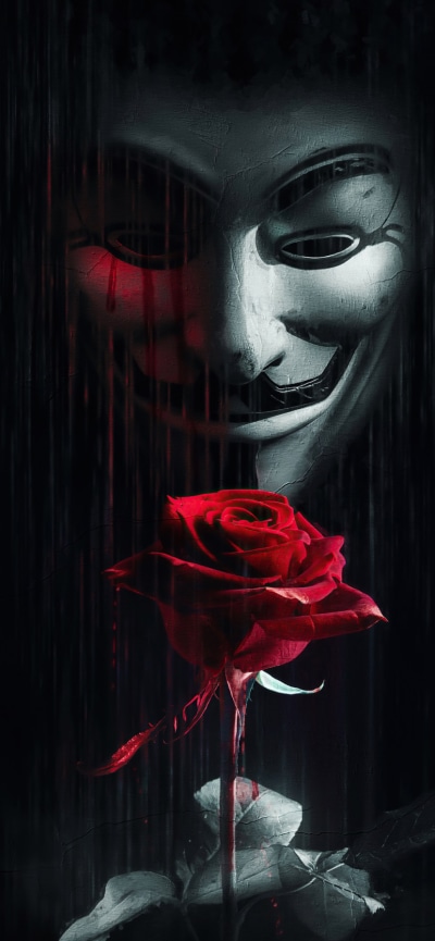 Technology Anonymous, Mask, 828x1792