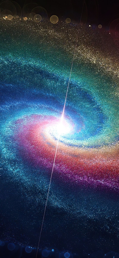 Sci Fi Galaxy, Space, Colors, 828x1792