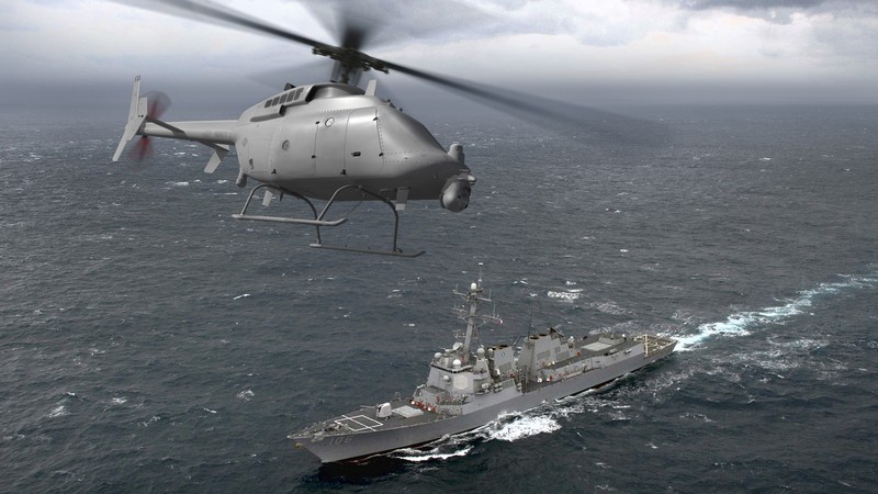 DDG-106, MQ-8C Fire Scout, helicopter, drone, US Army, U.S. Air Force