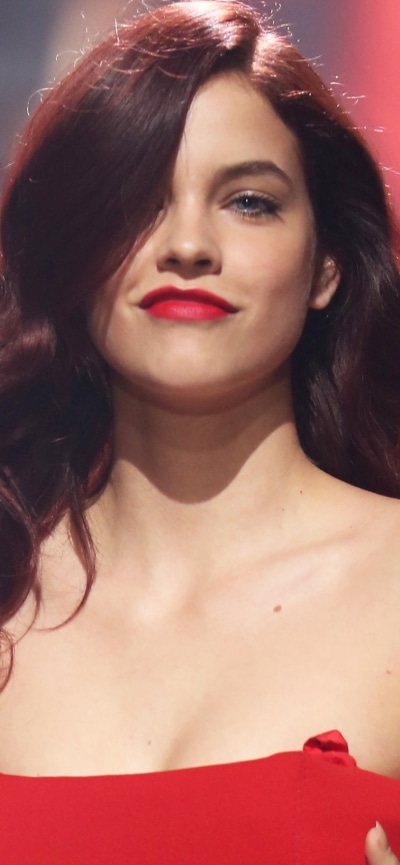 Celebrity Barbara Palvin, Lipstick, Brunette, Model, Hungarian, 828x1792
