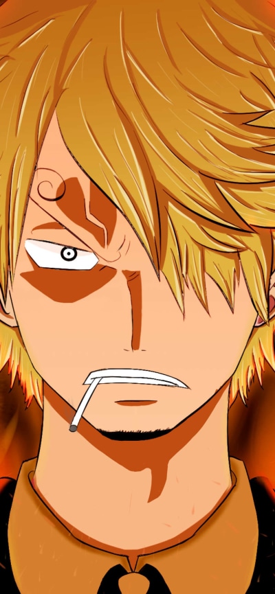 Anime One Piece, Sanji (One Piece), 828x1792