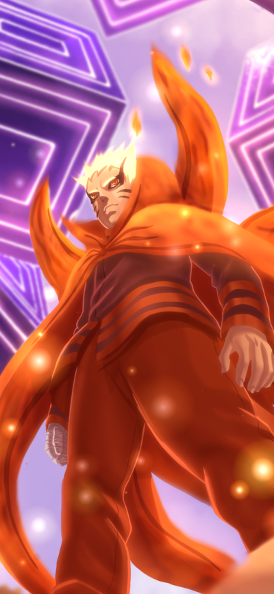 Anime Boruto, Naruto Uzumaki, Baryon Mode (Naruto), 828x1792