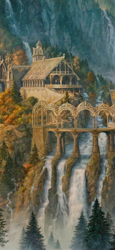 Movie The Lord Of The Rings, Rivendell, 828x1792