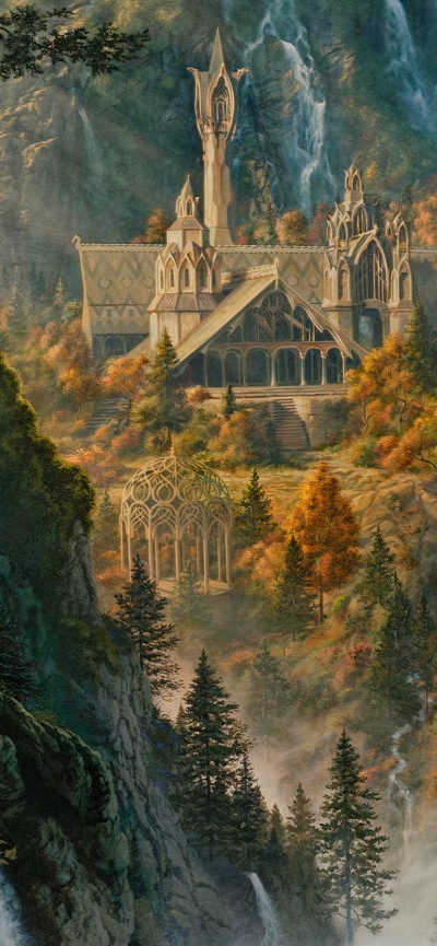Movie The Lord Of The Rings, Rivendell, 828x1792