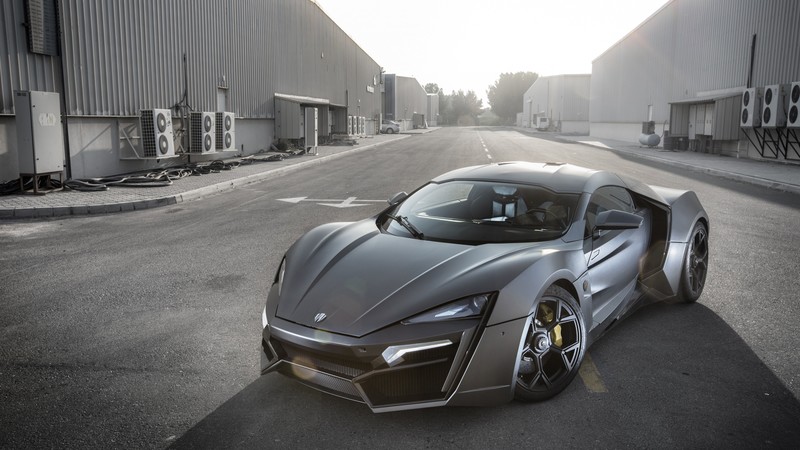 Lykan HyperSport, supercar, W Motors, sports car, luxury cars, speed, test drive, black, road