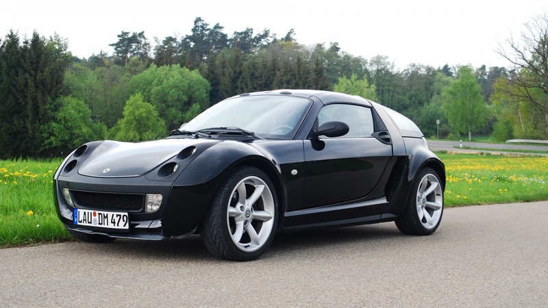 Smart Roadster, Brabus, coupe, city cars, sports car, review, test drive, rent, buy, silver