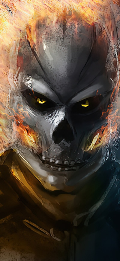 Comics Ghost Rider, 828x1792