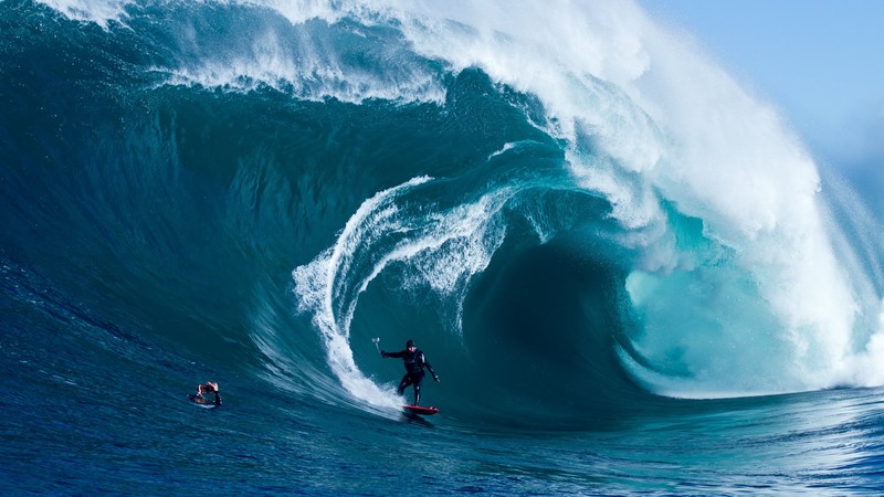 Surfer, 4k, storm surfers, ocean, sea, water, blue, sport
