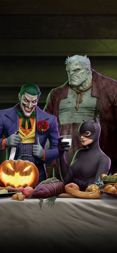 Movie Batman: The Long Halloween, Part One, Catwoman, Joker, Solomon Grundy, DC Comics, 828x1792
