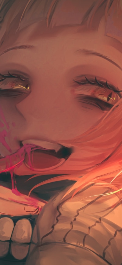 Anime My Hero Academia, Himiko Toga, 828x1792