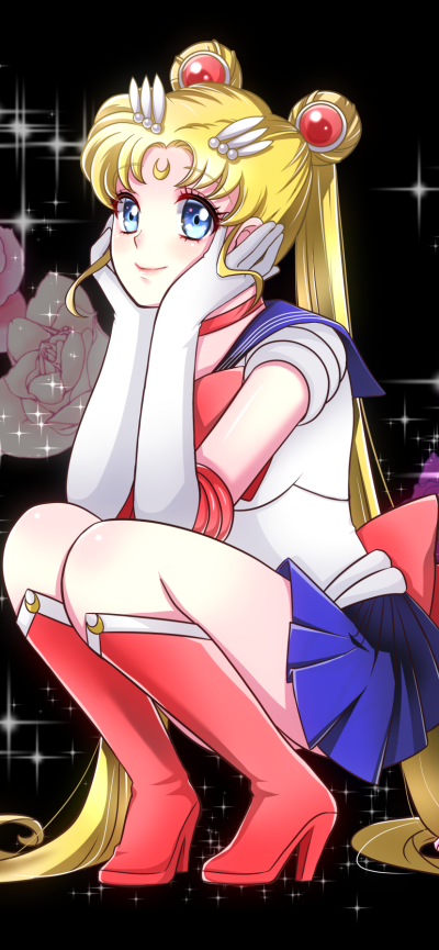 Anime Sailor Moon, Sailor Chibi Moon, Usagi Tsukino, 828x1792