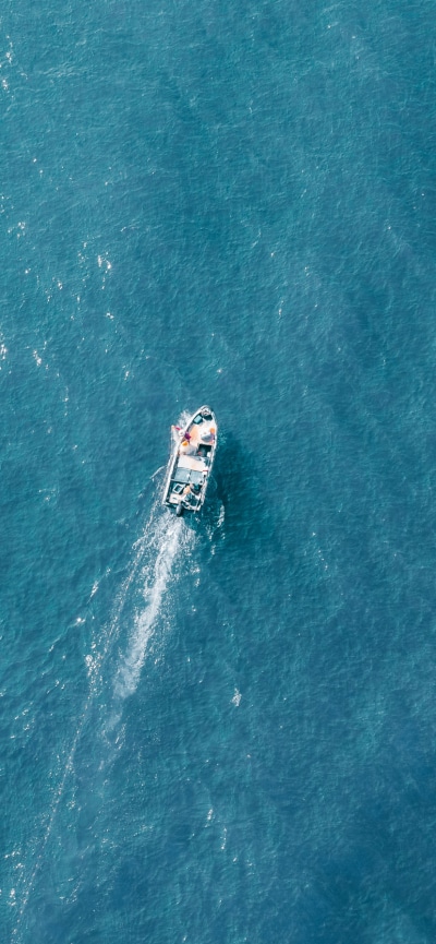 Photography Ocean, Aerial, Boat, 828x1792