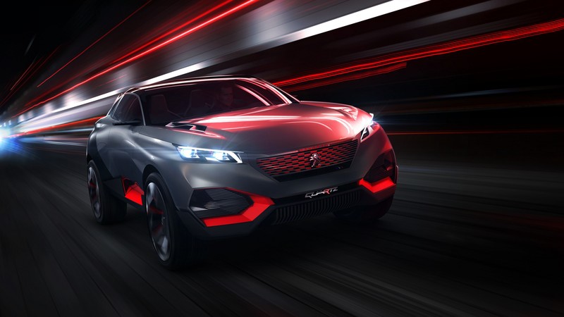 Peugeot Quartz, concept, interior, supercar, sports car, luxury cars, review, test drive, front