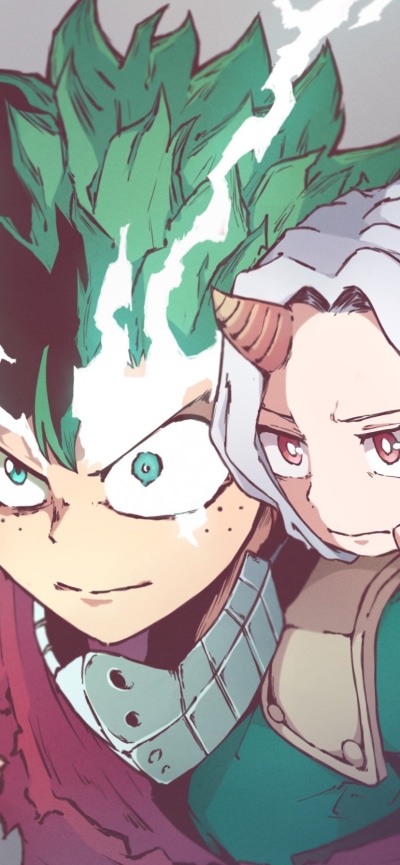 Anime My Hero Academia, Izuku Midoriya, Eri (My Hero Academia), 828x1792