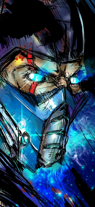 Video Game Mortal Kombat, Sub-Zero (Mortal Kombat), 828x1792