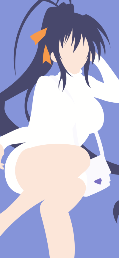 Anime High School DxD, Akeno Himejima, 828x1792